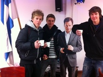 Jaakko Värri, Jussi Ketola, Pahvi-Sauli ja Verneri Hurme.