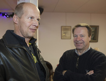 Ilkka Rantala ja kansanedustaja Ilkka Kanerva. Kuvaaja Pertti Kangasniemi 