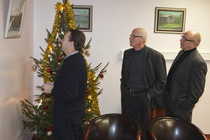 Ilkka Kanerva, Kari Sävelkoski, Teuvo Lehto. Kuvaaja Pertti Kangasniemi 