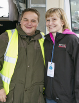 Kunnallisvaaliehdokkaat Sanna Pitkänen ja Teemu Vappula
Kuvaaja: Pertti Kangasniemi